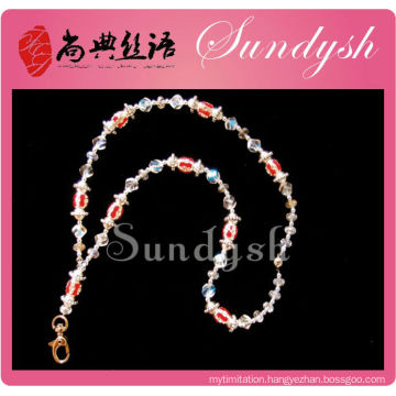 Guangzhou Girl Pink Lanyard Red Color Lanyard